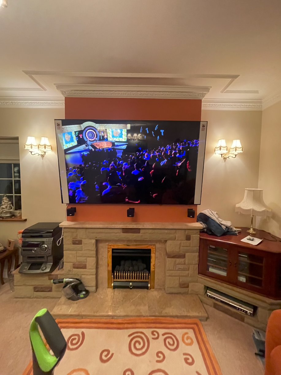 85 inch heavy TV plasterboard wall West Midlands
